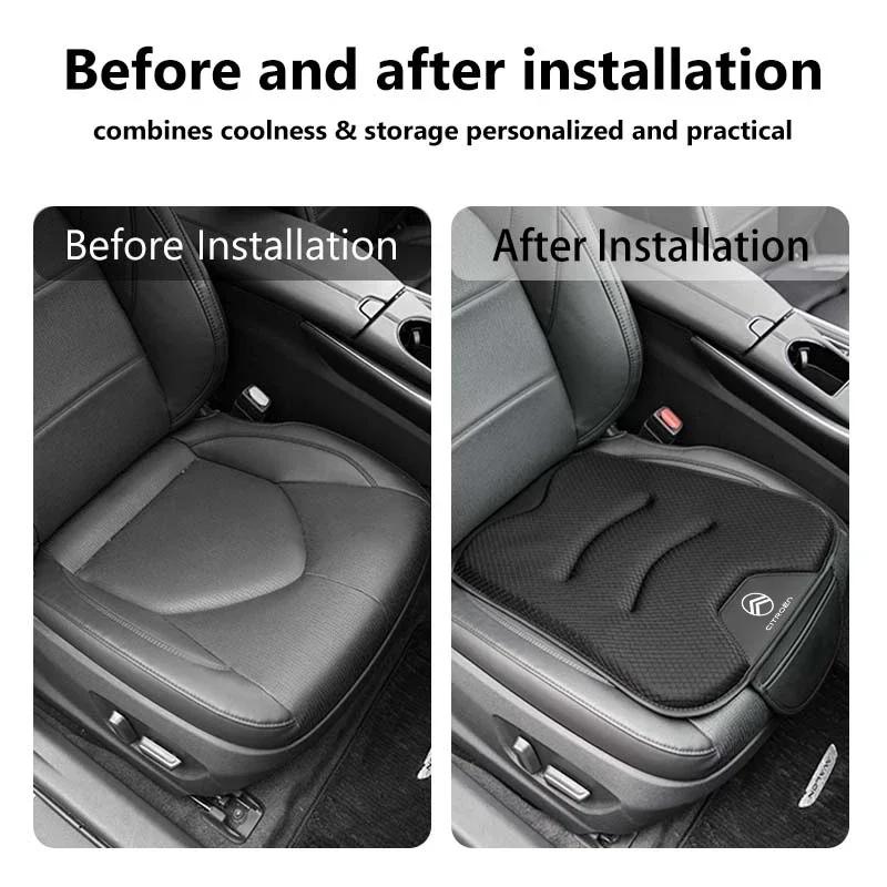 Ice Silk Car Seat Cover Ultrathin Cushion Rear Seat Protect Pad For Citroen C4 C3 C5 C1 C2 C6 C4L DS3 DS4 Berlingo Picasso