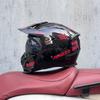 Street Fighter Motorcycle Helmet Men's and Women's Full Helmet Four Seasons Locomotive Retro Detachable Combination Helmet