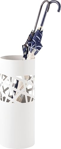 Azumaya-kk Umbrella Stand, White, Width 19.5 x Depth 19.5 x Height 49cm (LFS-181WH)