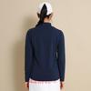 Callaway Women's Long Sleeve Mock Neck Shirt (Brand Logo, Stretch) / Golf Undershirt / C24133200 1120_Navy, Medium