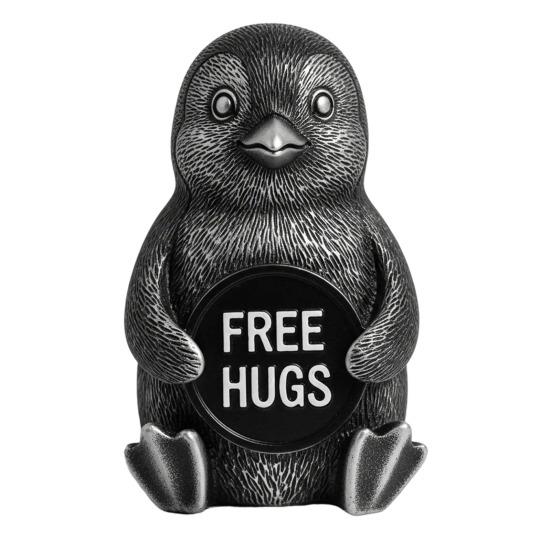 Cartoon Animal Figurine Your Anxiety Is A Lying Hoe Dog Cat Penguin Orangutan Lion Statue Sculpture Home Office Decoration Ornament