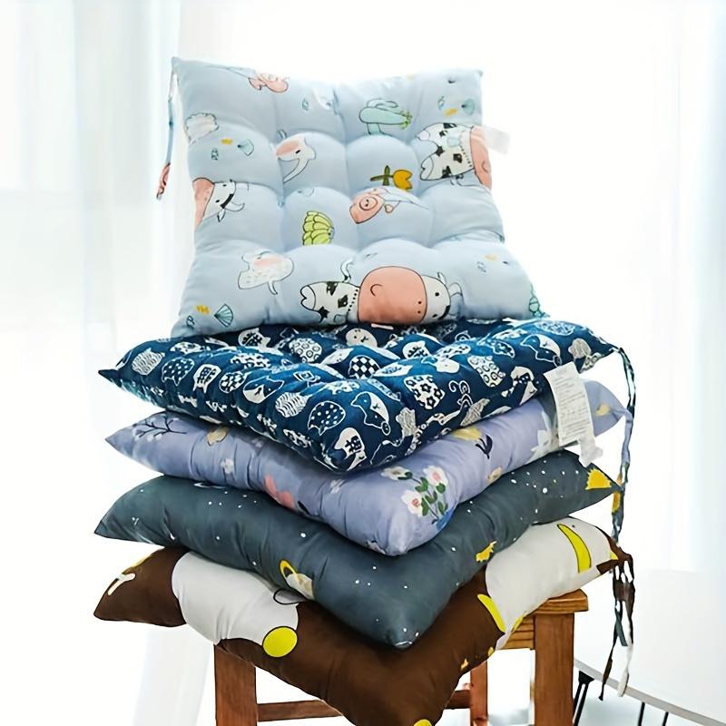 Soft Breathable Modern Solid Color Chair Cushions,Multifunctional Square Seat Pads, Suitable for Office, Home and Dining Comfort