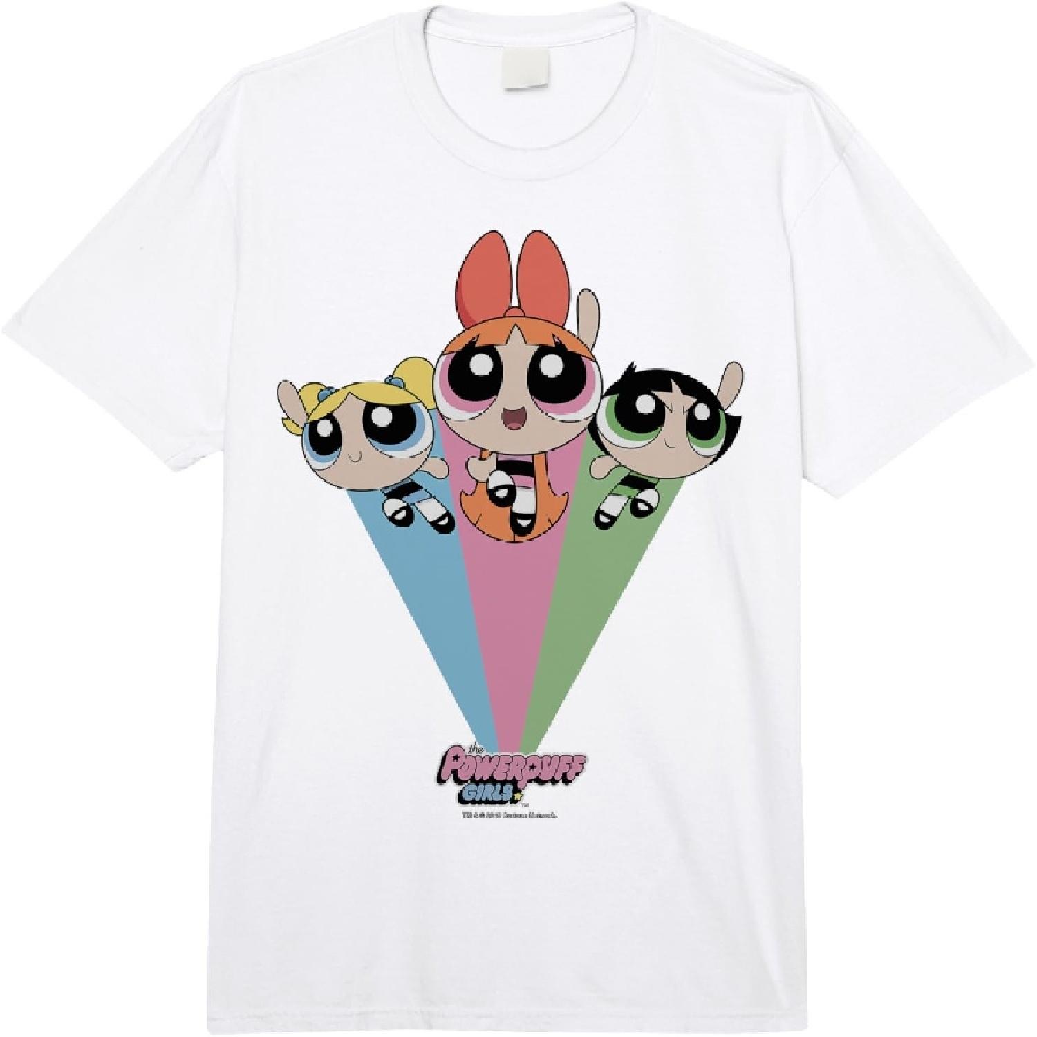 CN The Powerpuff Girls Group Shot Comfort Colors Adult Heavyweight T-shirt XXXXXL белый