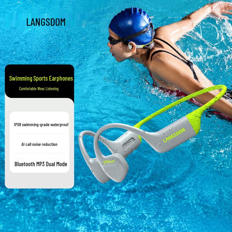 

Lanston BE15 Bone Conduction Open-Ear Bluetooth Sports Headphones