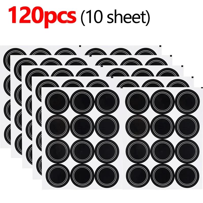 240/60PCS Self-Adhesive Spice Jars Labels Glass Bottles Sticker Tags Waterproof Kitchen Seasoning Label Stickers for Containers