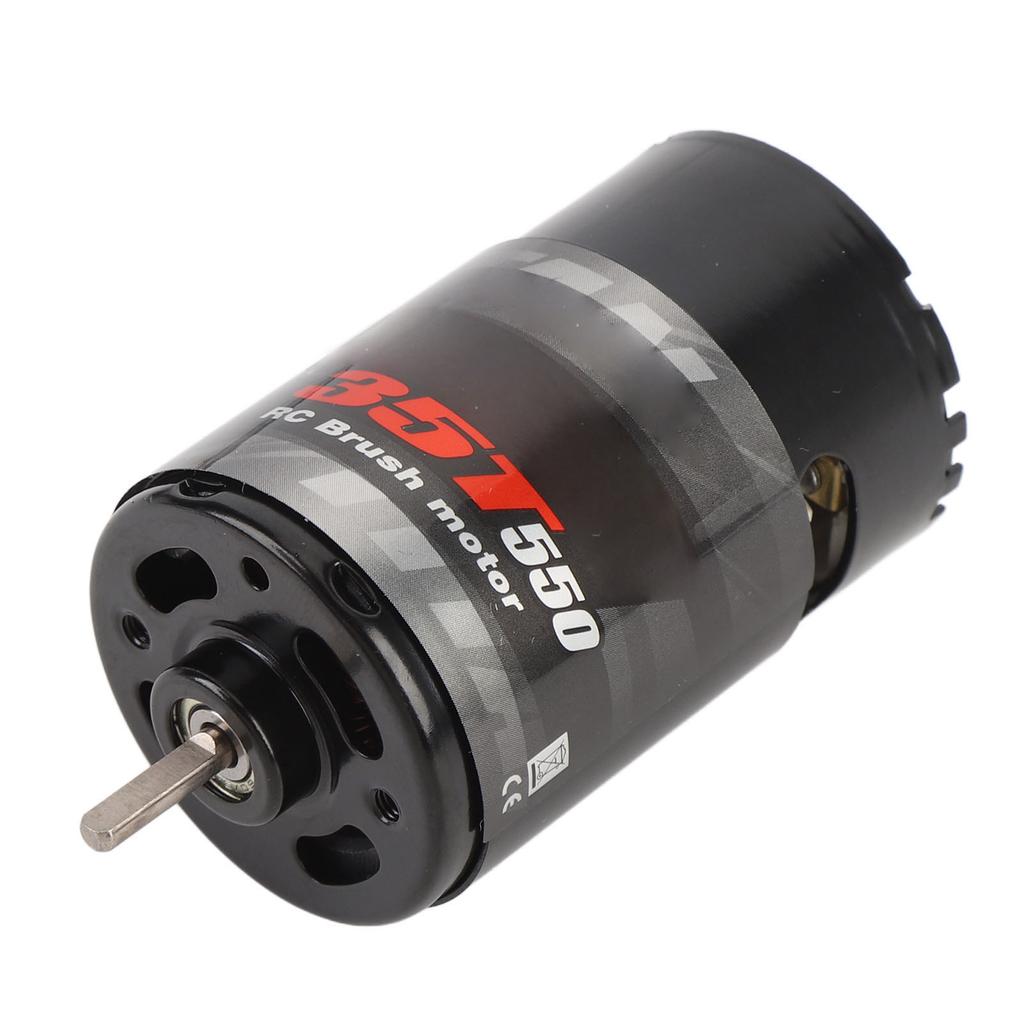 RC Car 550 Brushed Motor with ESC Copper Iron Brushed Motor Replacement for HPI for Wltoys for