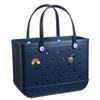 Hole Bag Travel Outdoor Wear-resistant Beach Bag With Stickers