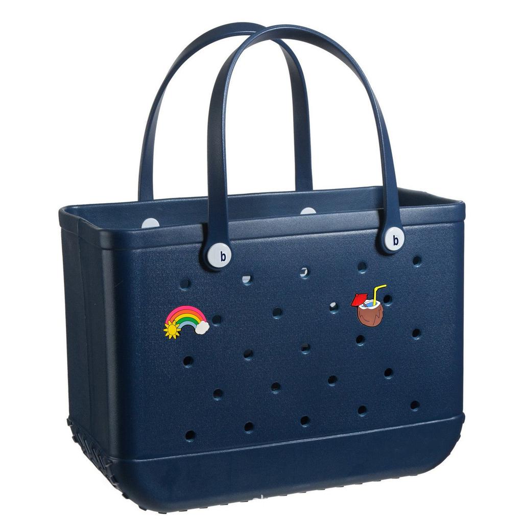 Hole Bag Travel Outdoor Wear-resistant Beach Bag With Stickers