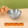 Korean Stainless Steel Multi-Purpose Bowl for Salad, Cooking, Dough, Baking, Egg Beating, Vegetables, and Fruit.