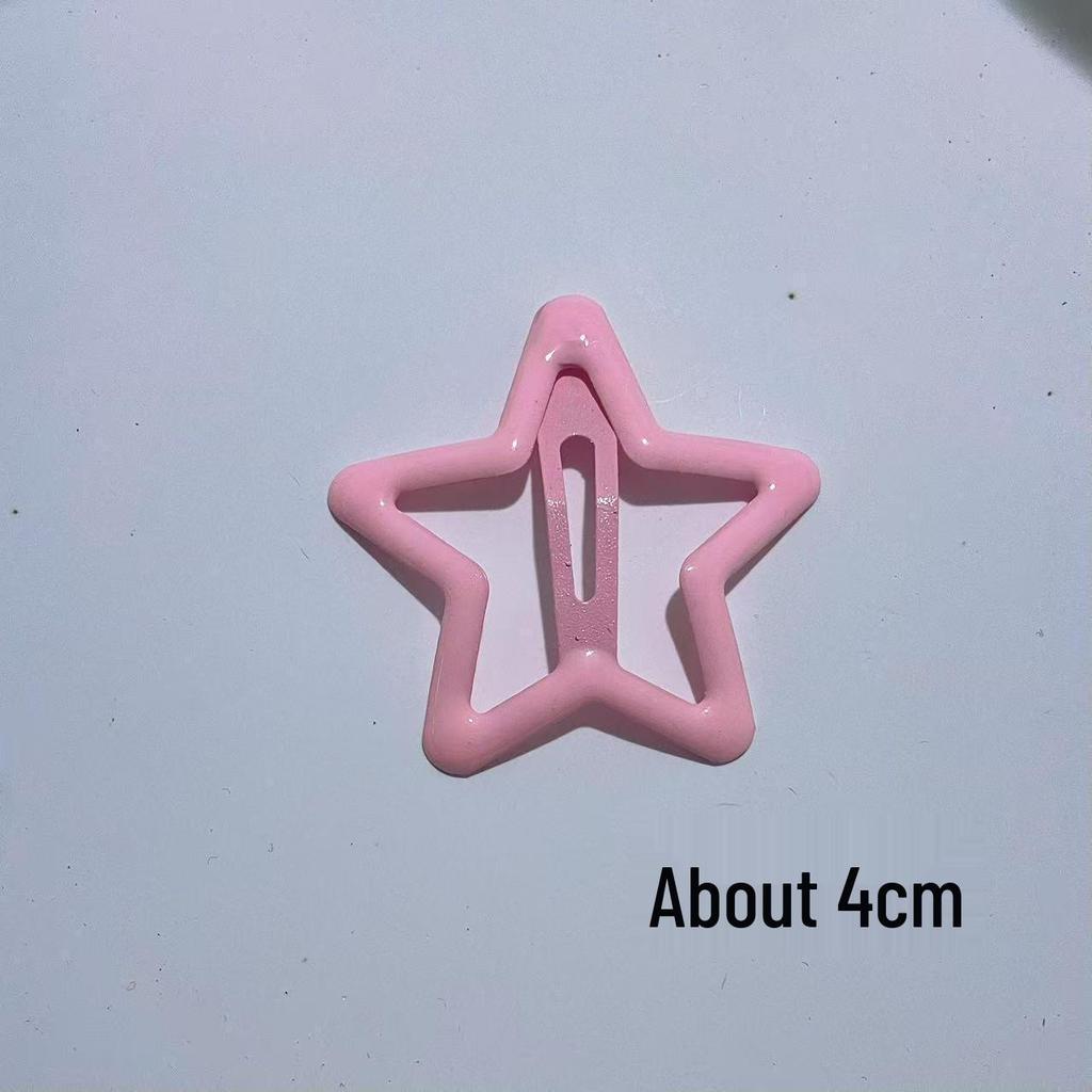 4cm Dopamine Star Hair Clip: Trendy Hairpin for Women & Babies 2025