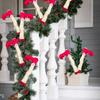 Christmas Decorations Elf Leg Ornaments Festive Tree Topper Fireplace Hanging Props Festive Atmosphere Enhancer Holiday Party Supplies