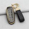 Full Cover Car Key Case For Ford Focus Edge Explorer Expedition C-Max Escape Flex Anti-Scratch TPU Key Fob Cover With Key Chain