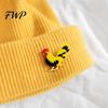 Farm-themed Jewelry Chicken Rooster Brooch Pin, Acrylic Lightweight Farm Scratch-resistant Animal Jewelry, for Backpacks Hats Jackets Thanksgiving