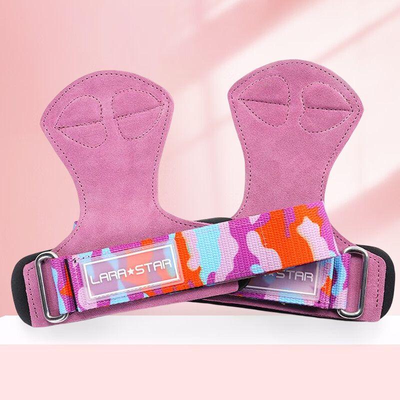 

Qiuqiao Women s Cowhide Fitness Palm Grips with Wrist Support S (Palm Length = 18cm)