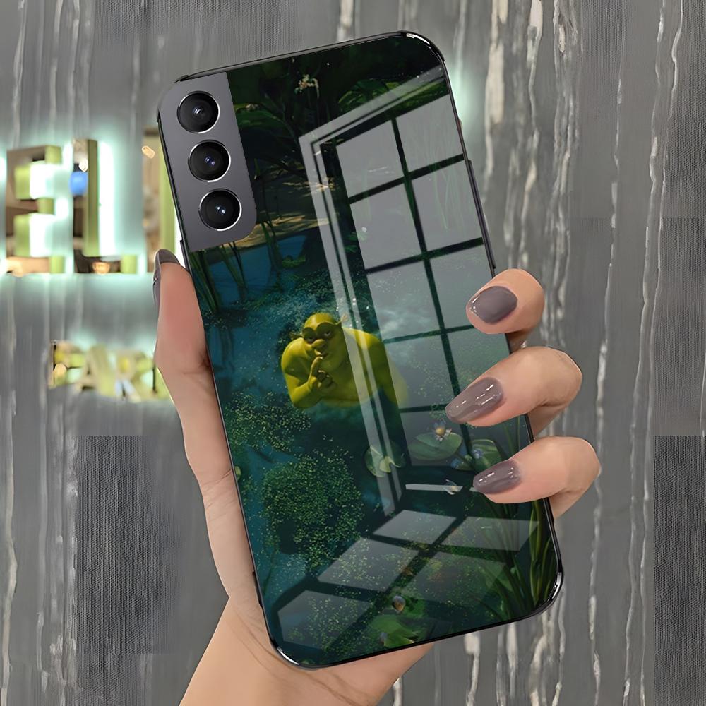 Movie Shrek Phone Case For Samsung A25 A13 A33 5G A54 A36 A35 A56 A52 A14 Shockproof Glass Cover