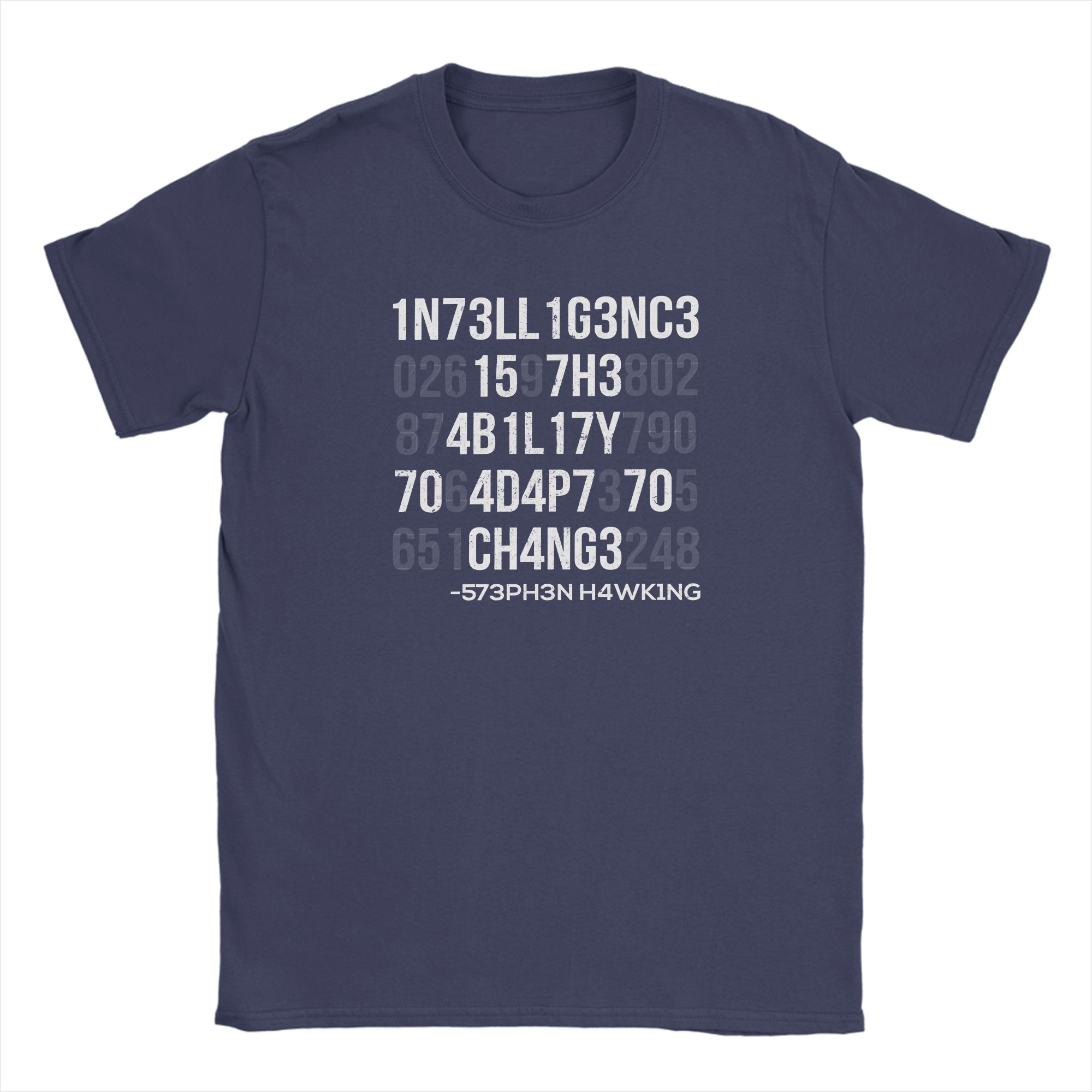 

Funny Quote 1N73LL1G3NC3 T Shirt for Unisex Cotton Cool TShirts Crew Neck Tee Shirt Short Sleeve Tops Graphic Printed 4XL