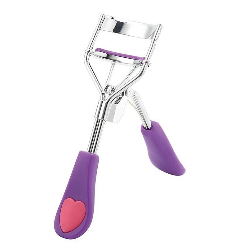 Peach-Shaped Eyelash Curler with Cute Colorful Handle for Natural Curl