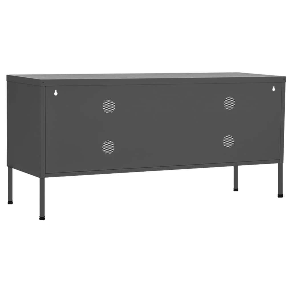 TV Cabinet Anthracite 105 x 35 x 50 cm Steel