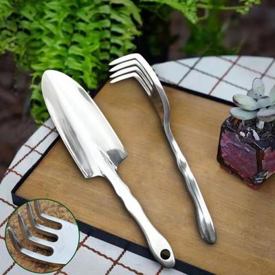 Mini Gardening Tools Handheld Trowel Claw Rake Shovel Flowers Planting Tools for Loosening Soil Transplanting Limited Flower Pot Use