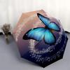 1pc Butterfly Music Harmony Umbrella with Plastic Handle,Suitable for All Seasons Home Travel Outdoor UmbrellaDD1056