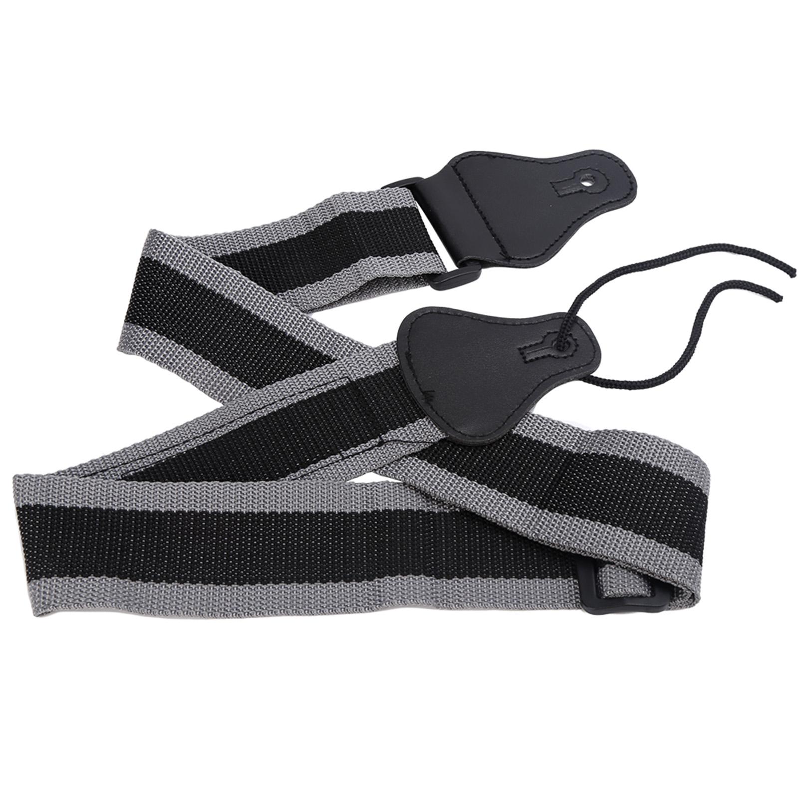 

Adjustable Guitar Strap with 3 Picks Nylon Celluloid 131cm52inch for Ukulele Musical Instruments