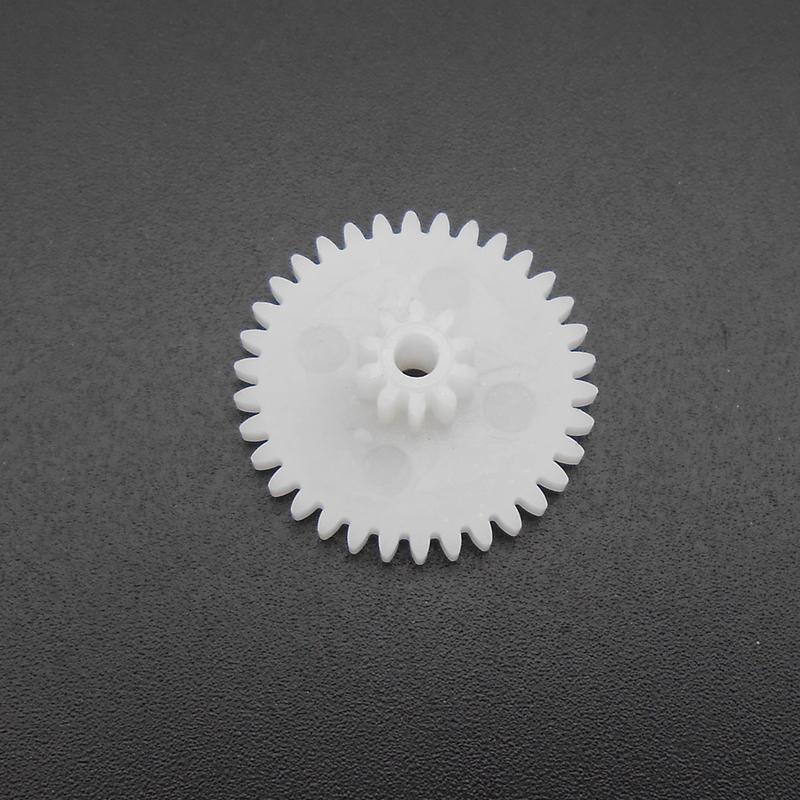 200PC 0.5 Modulus 0.5M Double Gear Reduction Bilayer Gears 34 Teeth 10 Teeth Aperture 2MM 2.05mm 2B Loose Fitting 34T 10T 34102B