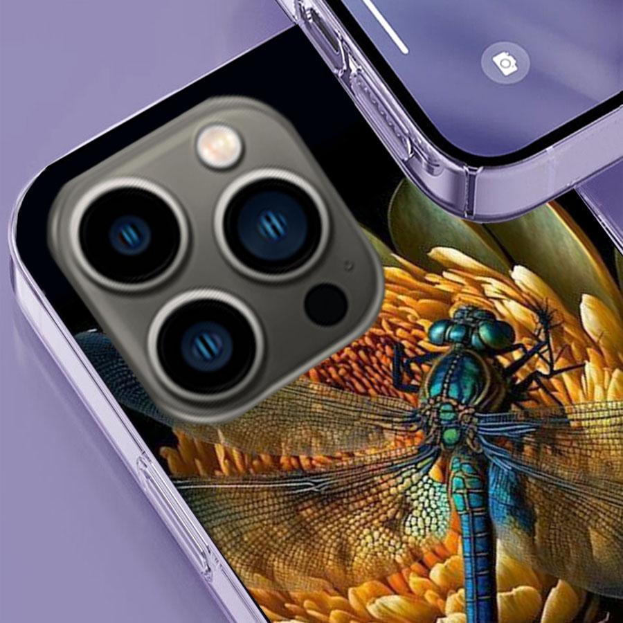 Schöne Libellen-Liebhaber Handyhülle Für Iphone 17 Air 15 Pro 14 Plus 16 Pro Max 17E 16E 12 13 Mini 11 Hülle Niedliche Fundas
