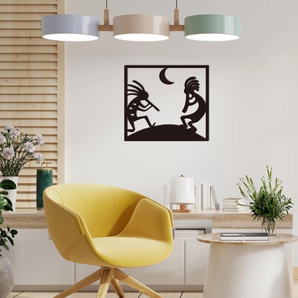 1 Stück Wanddekoration aus Metall, modernes Design für Jungen- und Mädchenzimmer, ideal für das Wohnzimmer im Kindergarten und die Lobby, stilvolle Schlafzimmerdekoration