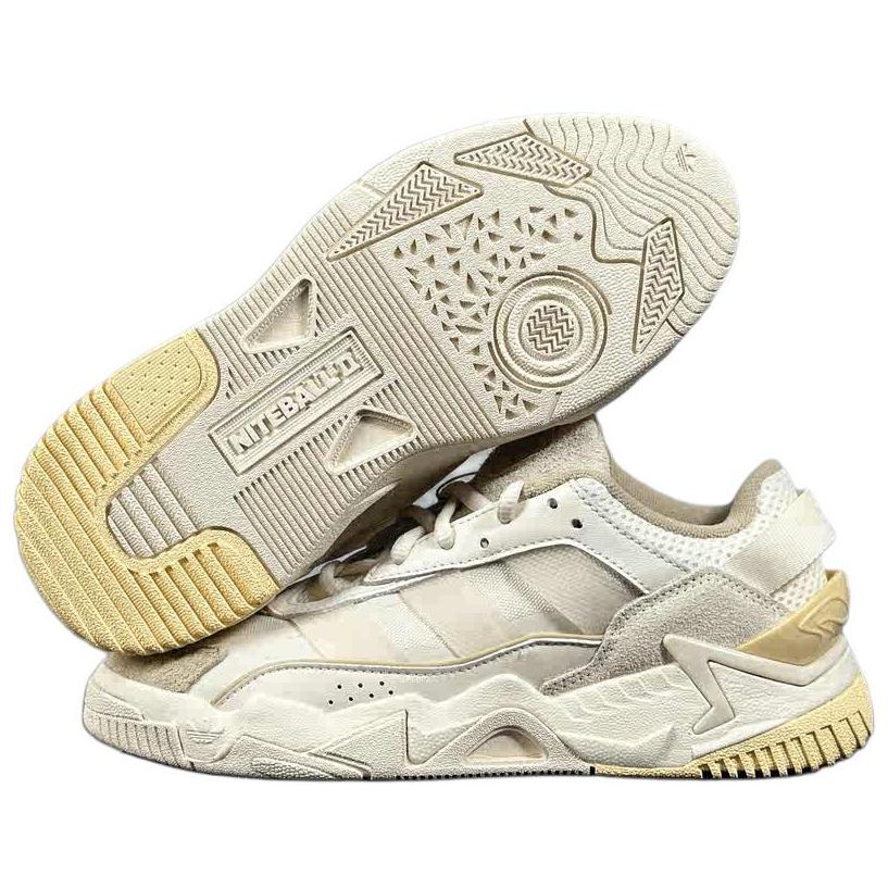 Adidas Originals Niteball 2.0 Classic Sports Comfortable Casual Shock Absorbing Durable Low Top Running Shoes Unisex Sneakers Beige JI2559