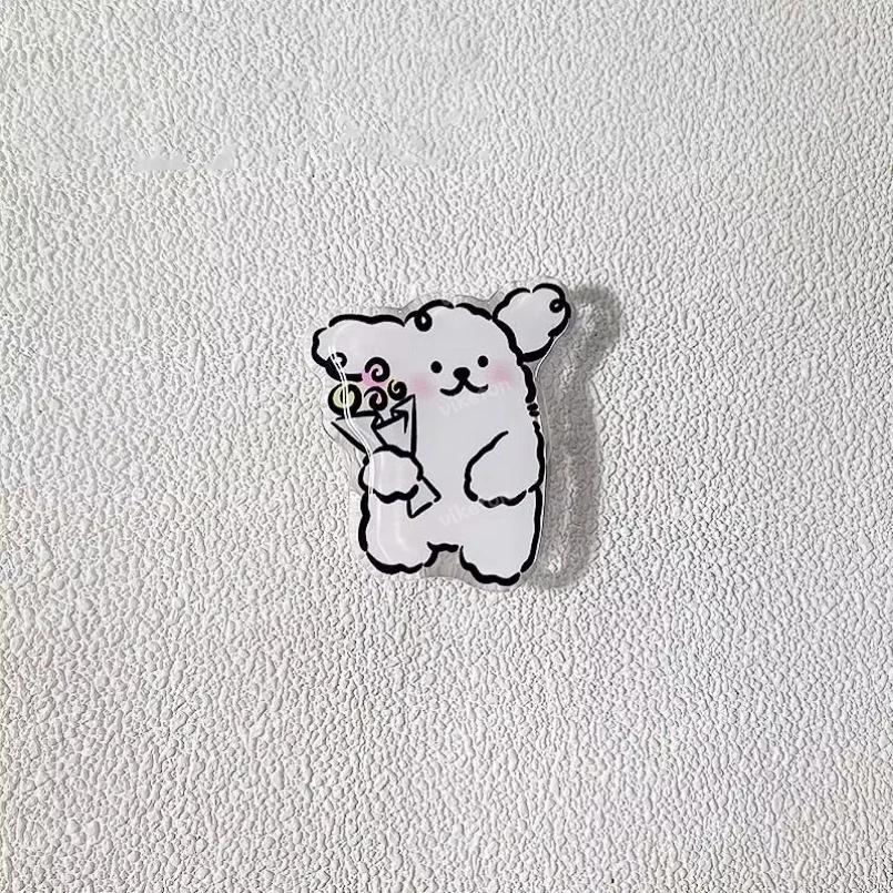 Suport Prindere Telefon Tok Suport Coreean Cățeluș Drăguț Desen Animat Prindere Soclu Magnetic Suport de Buzunar Pentru iPhone Samsung Xiaomi Inel Suport deget