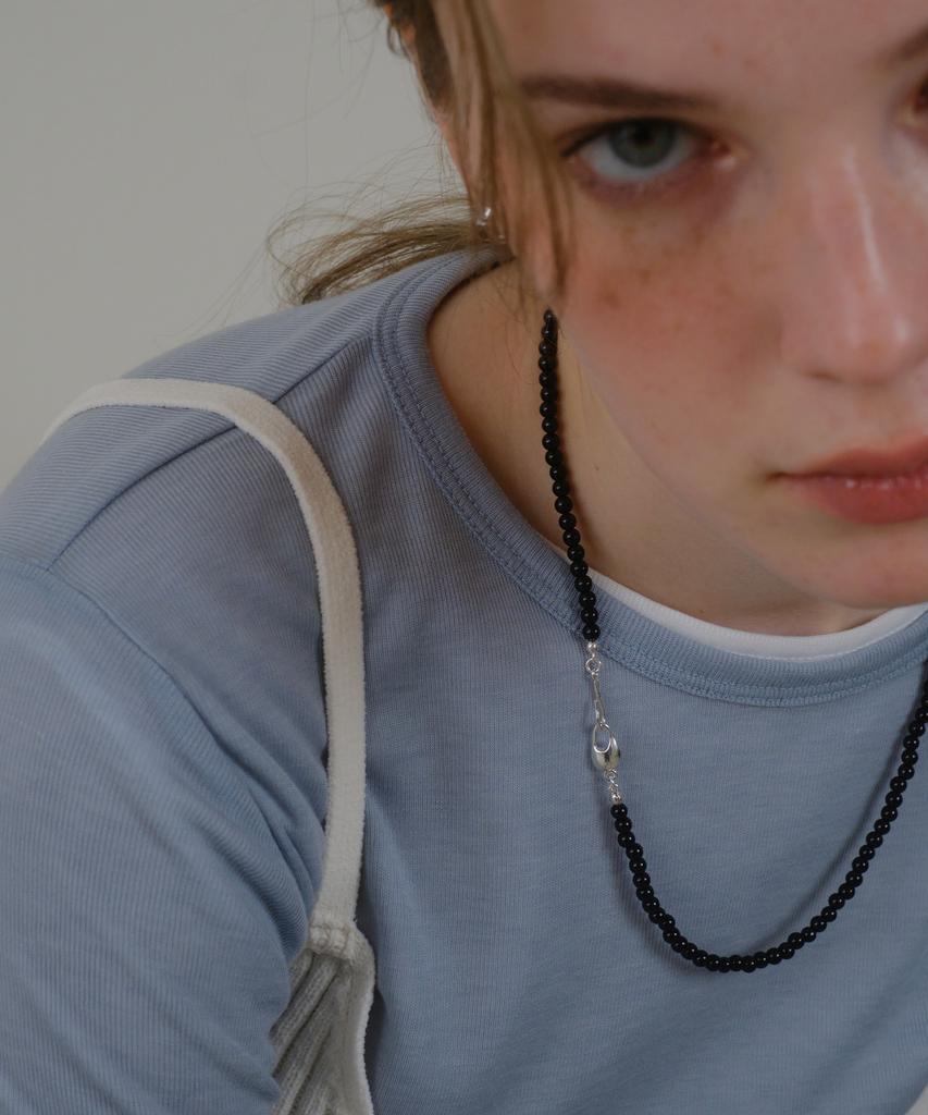 Reve Pebble Onyx Necklace