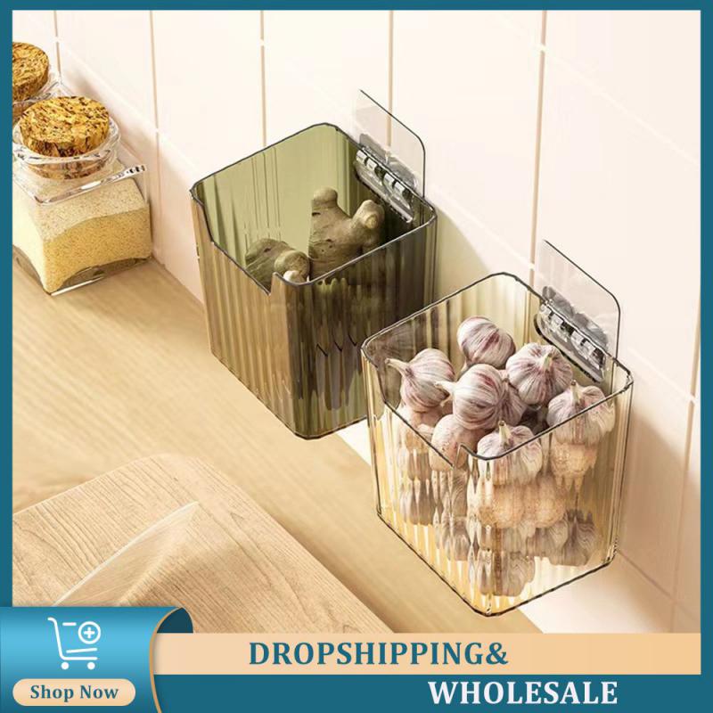 

Переупаковка Артефакт Открытый дизайн Настенные многофункциональные кухонные гаджеты Дверца Внутренний контейнер для хранения свежести