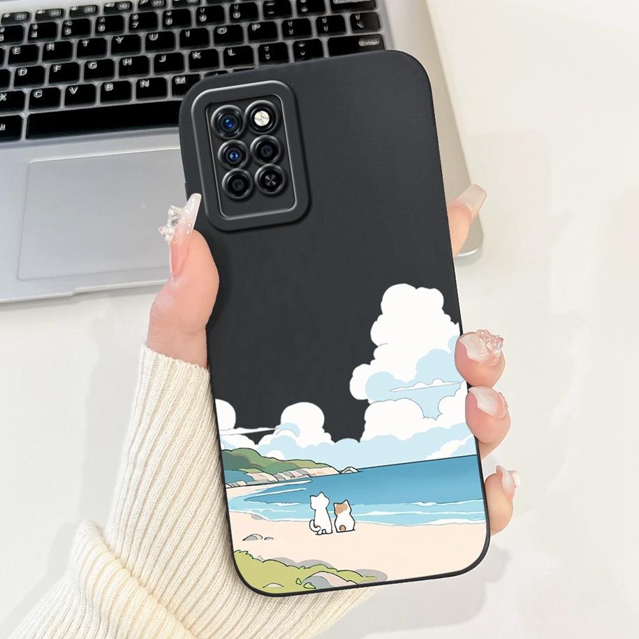 For Infinix Note 10 Pro Case X695 X695D Cover Fashion Painted Soft Silicone Phone Cases For Infinix Note 10 Note10 Pro NFC Funda