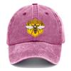 Berretto da Baseball Lavato Stampato Retro Vecchio Berretto con Visiera Cappellino da Padre Europeo e Americano Berretto da Baseball da Uomo