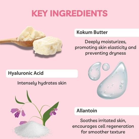 Earthbaby Anti-Stretch Marks Butter, 99.42% Natural Origin, 125g — Hydrates, Restores Elasticity and Soothes