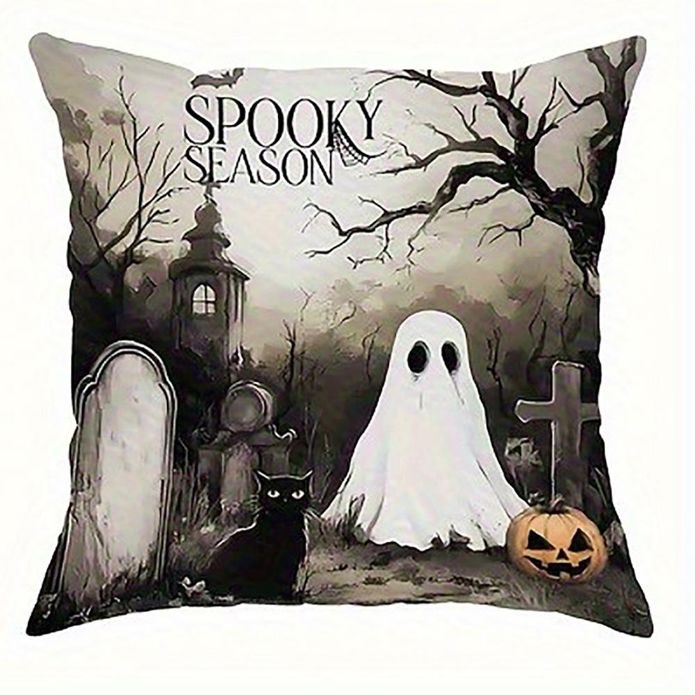 Halloween-themed Spooky PillowcasesSuitable for living room bedroom sofa decorative cushion cover pillow cover 16x16Inch