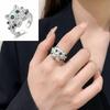 Open Band Open Ring Adjustable Fit Index Finger Ring Fashionable Cat Open Ring  Gift for Cat Lovers
