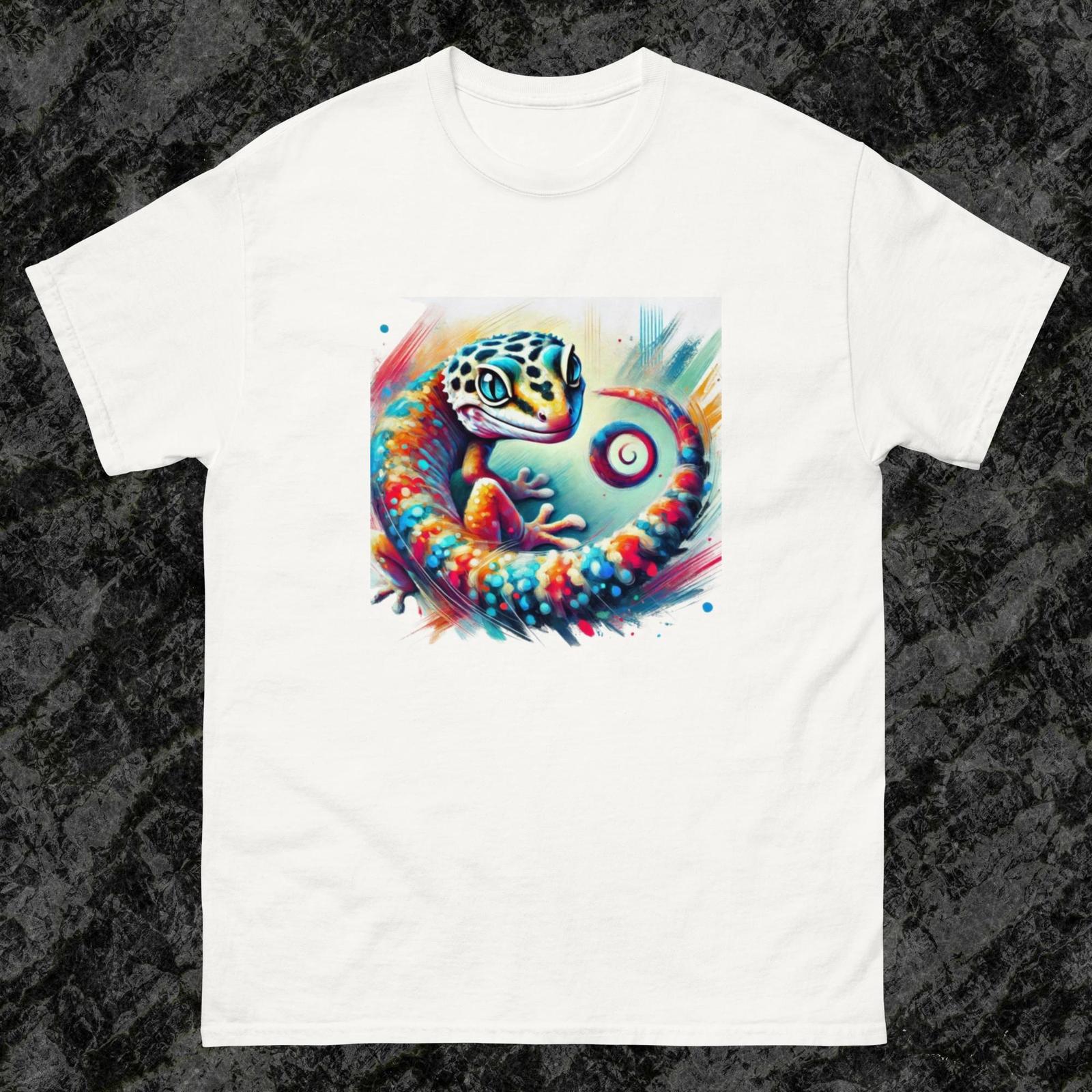 Doodle Leopard Gecko Shirt Nimbus - Pet T Shirt - Unique 217 S разноцветный