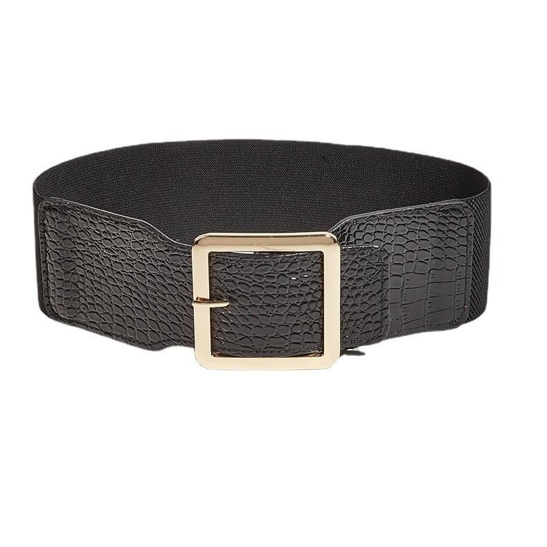 Waist Belt For Women Retro Chic Leather Elastic Kimono Waist Corset For Casual Wear