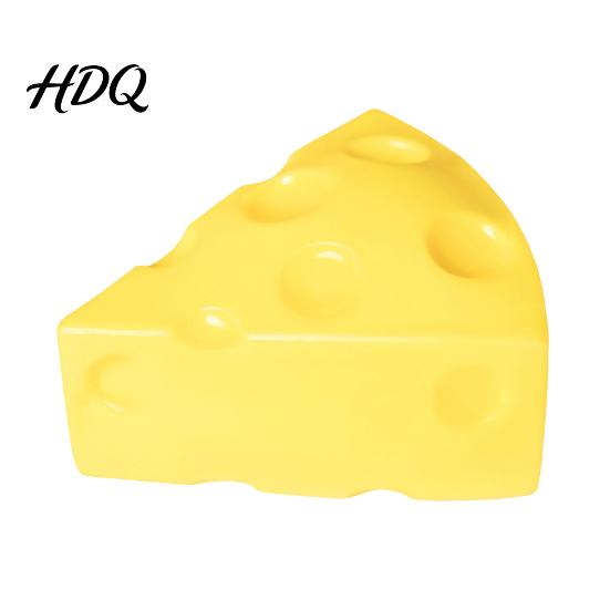 Cheese Stress Toys Simulated Triangle Squeeze Toy Cube Sensory Toy for Relief Ball Pinch Home Office Classroom Fidget Gadgets
