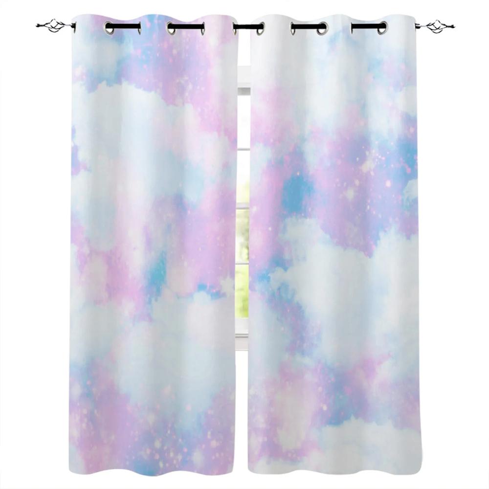 

Дешевые красные благоприятные облака на черном фоне с принтом, занавески для гостиной, спальни, полиэстеровая ткань, домашний декор, 2 шт. W50 X H130(CM)X2&Grommet Top