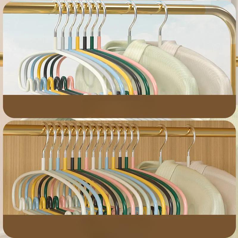 30 PCS Simple Clothes Hanger Non Slip Dormitory Household Clothes Hanging To Prevent Clothes Deformation Clothes Storage