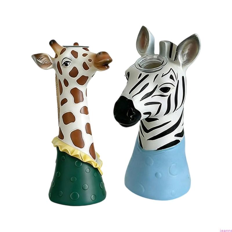 Flower Vases for Home Decors Giraffe Art Vases Aesthetic Vases Decorative Flower Vases Centerpieces for Shelf Table Decors