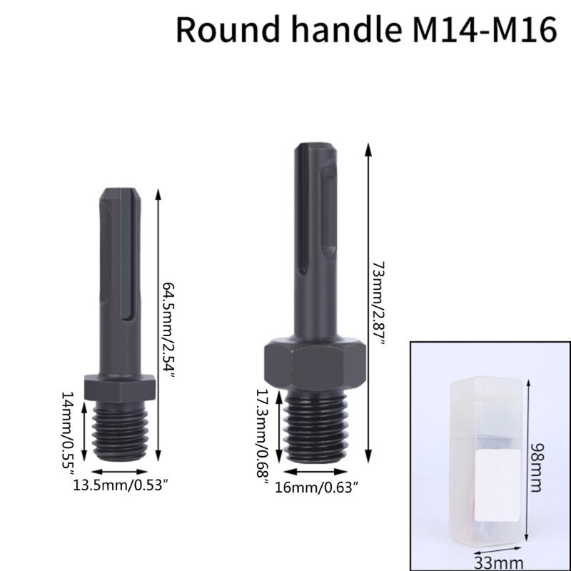 Upgraded Core Drill Adapter Stainless Steel SDS-Plus Shank Easy Installation Manual Repair Tool Used for Hammer Drill
