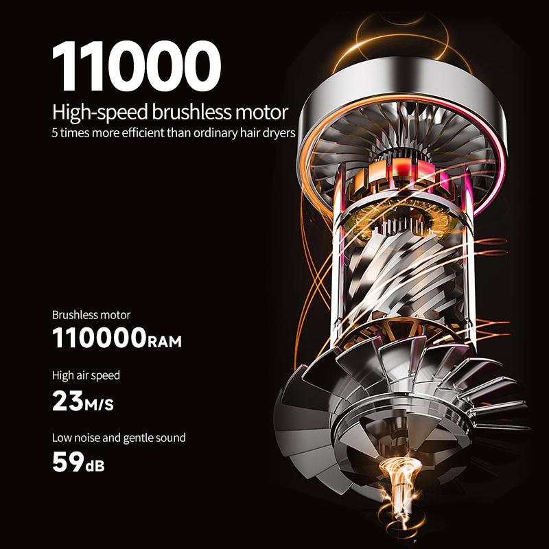 2 IN 1 Professional Hair Straightener & Hair Dryer Heat-Up Hair Flat Iron Negative Ion Iron Long-Lasting Styling Tool