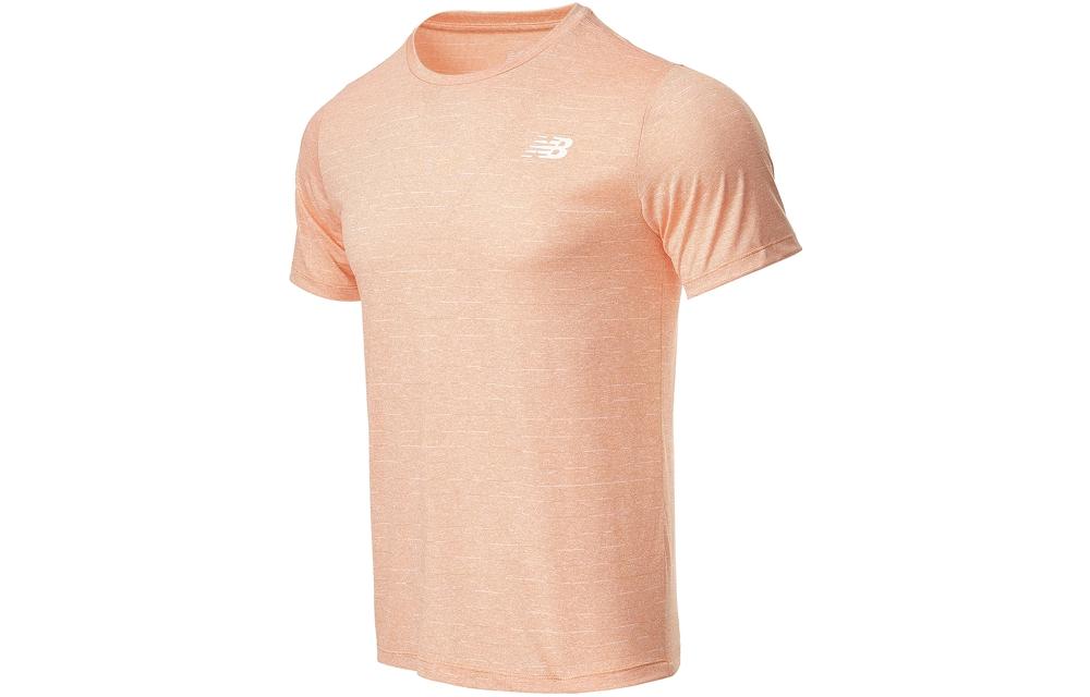 New Balance T Shirt Men s Bright Orange AMT01012-2 XL