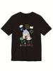 Women Cute Printed Summer T Shirt Korean Ins Style Ootd Y2k Retro Street Style Slim Soft Casual Top for Dating Daily Wear