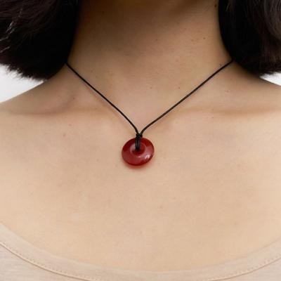 Collier à cordon et perles geegee jamano