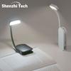 LED Clip-On Reading Light – Adjustable, Portable & USB Rechargeable Book Light for Night Reading