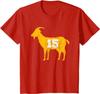 Vintage Distressed GOAT 15 Sports Gift Youth Unisex T-shirt